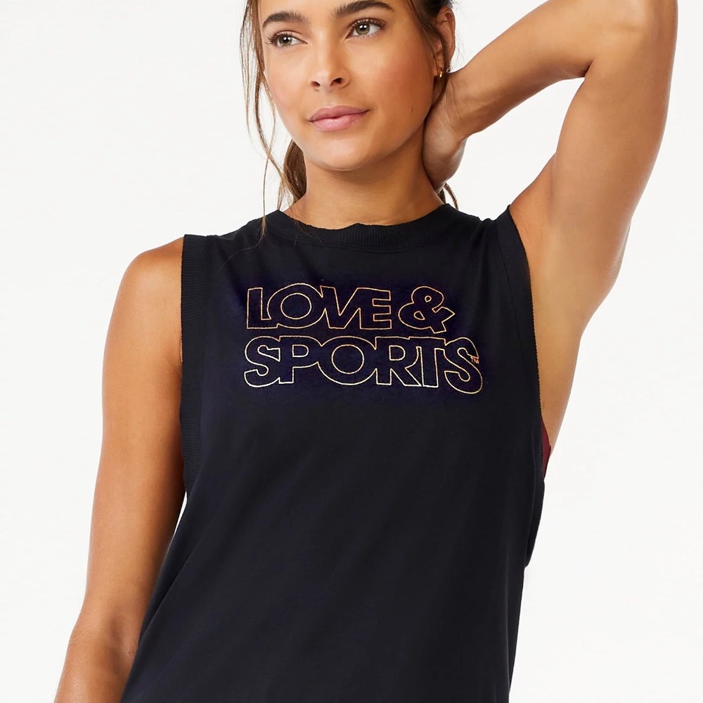 Love & Sports Muscle Tank NWT Size XL (16-18)